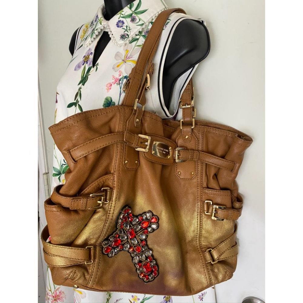 MICHAEL KORS Large leather Tote Bag customized - Picture 13 of 14